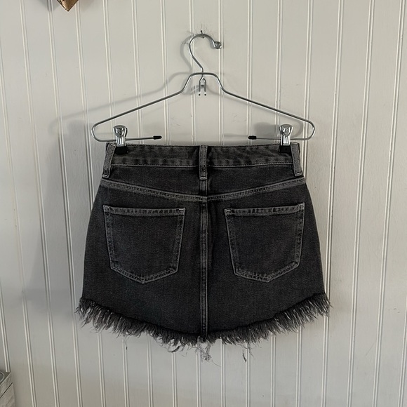Like New! PacSun Charcoal Gray Denim Mini Skirt sz XS - Picture 5 of 5
